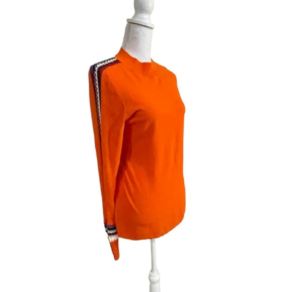 AmelieBoutik Comfy Orange Top with Sleeves Design - Women - XL - Picture 9 of 16
